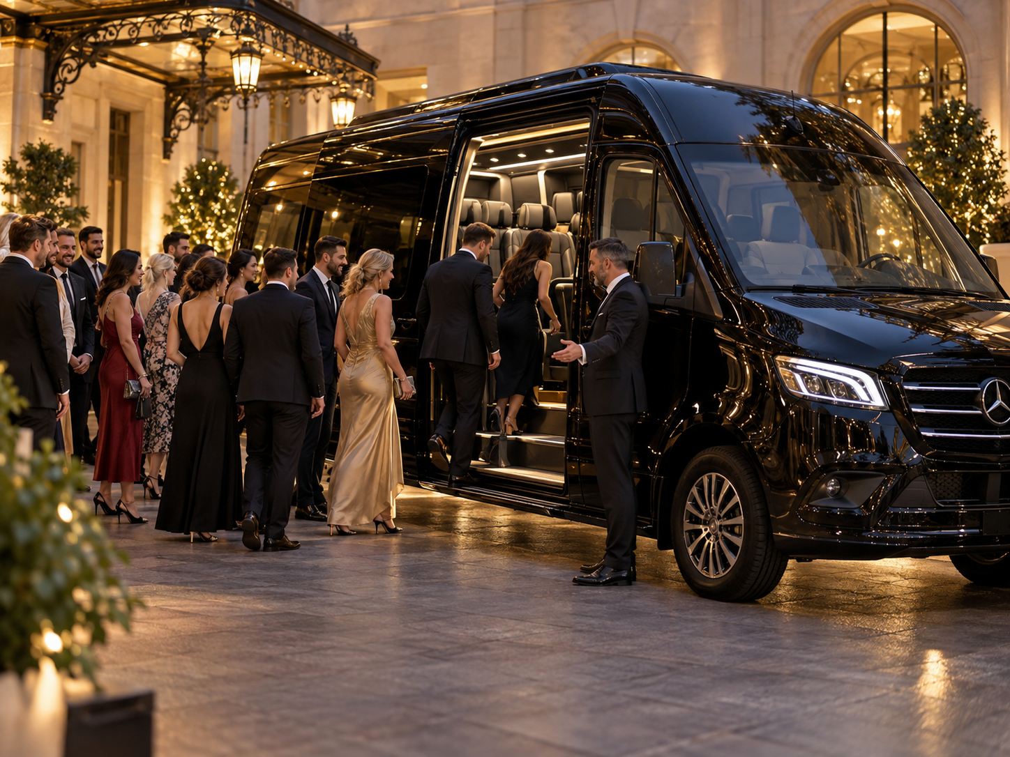 Mercedes 16 Seater Chauffeur